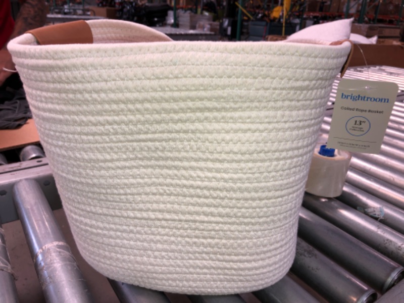 Photo 2 of 13" Decorative Coiled Rope Basket - Brightroom™

