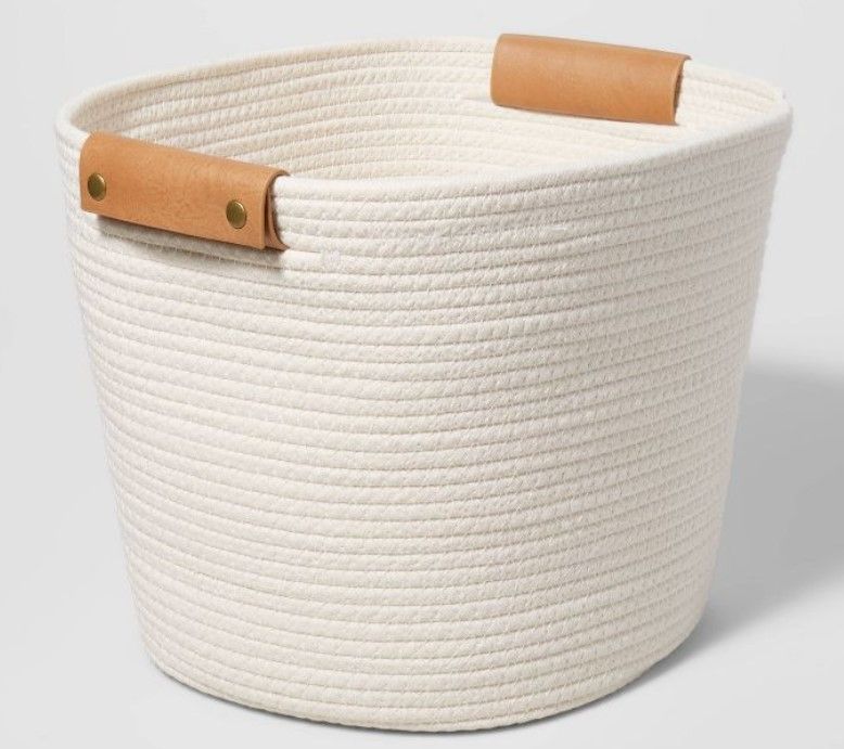 Photo 1 of 13" Decorative Coiled Rope Basket - Brightroom™

