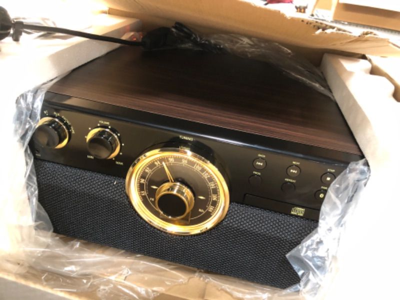 Photo 1 of Victrola Empire Mid Century Modern Bluetooth Record Player - Espresso
