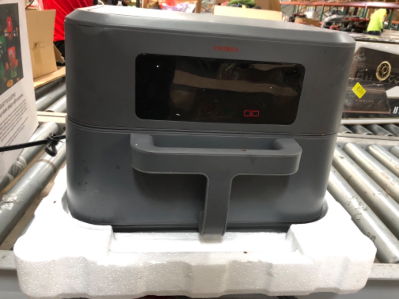 Photo 1 of **PARTS ONLY**
CRUXGG 6-in-1 9qt Air Fryer with TriZone Technology - Smoke Gray
