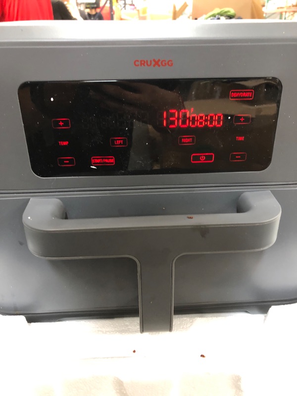 Photo 1 of **PARTS ONLY**
CRUXGG 6-in-1 9qt Air Fryer with TriZone Technology - Smoke Gray
