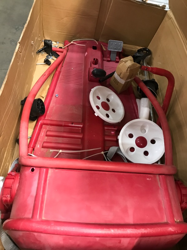 Photo 4 of **DAMAGED MISSING PARTS** Radio Flyer Ultimate Go-Kart 24 Volt Battery Outdoor Ride-on Toy Ages 3-8
