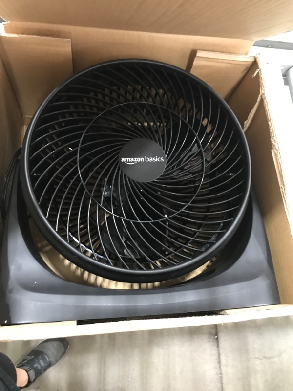 Photo 2 of Amazon Basics 3 Speed Small Room Air Circulator Fan, 11-Inch
15 x 8.27 x 14.88 inches
