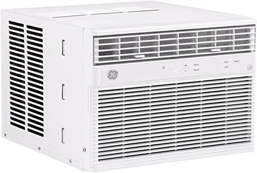 Photo 1 of GE Window Air Conditioner 14000 BTU, Wi-Fi Enabled, Energy-Efficient Cooling for Large Rooms, 14K BTU Window AC Unit with Easy Install Kit, Control Using Remote or Smartphone App 21.34 x 20.16 x 15.08 inches

