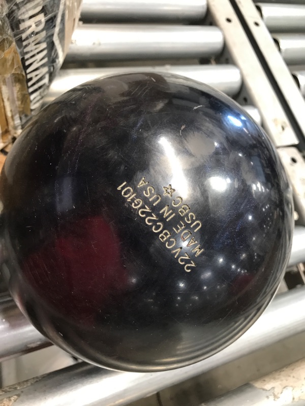 Photo 4 of **MINOR DAMAGE** Storm Dark Code Bowling Ball - Obsidian (15lbs)
