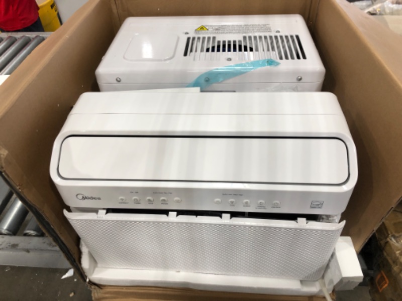 Photo 3 of ***PARTS ONLY*** TESTED BLOWS COLD AIR*
Midea 8,000 BTU U-Shaped Smart Inverter Window Air Conditioner–Cools up to 350 Sq. Ft., Ultra Quiet with Open Window Flexibility, Works with Alexa/Google Assistant, 35% Energy Savings, Remote Control
