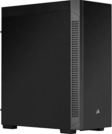 Photo 1 of Corsair 110Q Mid-Tower Quiet ATX Case, Black, Solid, Standard 20.98 x 10.75 x 19.06 inches

