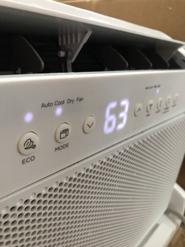 Photo 1 of ***PARTS ONLY***  Midea 8,000 BTU U-Shaped Smart Inverter Window Air Conditioner–Cools up to 350 Sq. Ft., Ultra Quiet with Open Window Flexibility, Works with Alexa/Google Assistant, 35% Energy Savings, Remote Control
19.17"D x 21.97"W x 13.46"H
