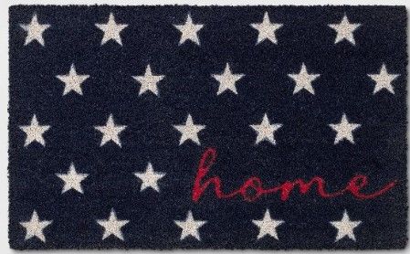 Photo 1 of 1'6"x2'6" Home Stars Doormat Blue - Threshold™

