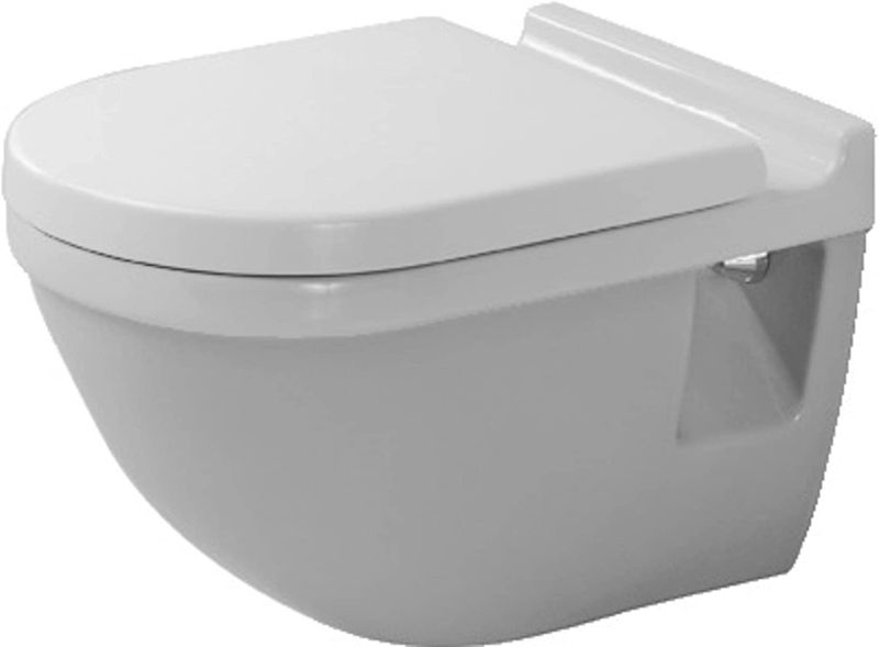 Photo 1 of **MISSING LID* Toilet WallMt 24" Starck 3 Washdown, Durafix, Us-Vers. Wh
