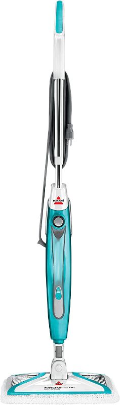 Photo 1 of PowerFresh 2-in-1 Lightweight Swivel Steam Mop; Naturally Sanitizes Hard Floors & Hard Surfaces with On-Demand Steam, 2814
