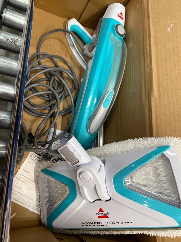 Photo 2 of PowerFresh 2-in-1 Lightweight Swivel Steam Mop; Naturally Sanitizes Hard Floors & Hard Surfaces with On-Demand Steam, 2814
