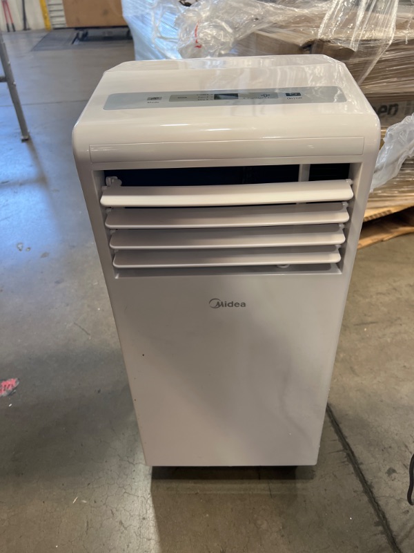 Photo 2 of Midea 6,000 BTU ASHRAE (5,000 BTU SACC) Portable Air Conditioner, Cools up to 150 Sq. Ft., Works as Dehumidifier & Fan, Remote Control & Window Kit Included
