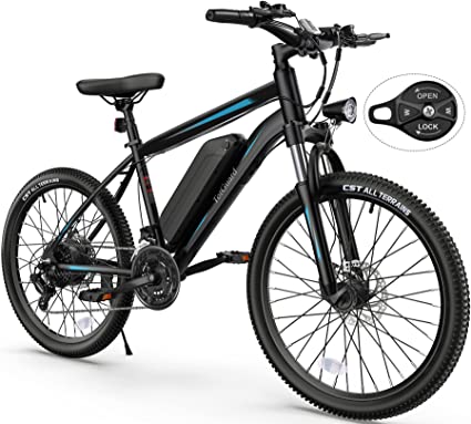 Photo 1 of **READ THE NOTE**
Electric Bike, TotGuard Electric Bike for Adults 26'' Ebike with 350W Motor, 19.8MPH Electric Mountain Bike with Lockable Suspension Fork, Removable 36V/10.4Ah Battery, Professional 21 Speed Gears