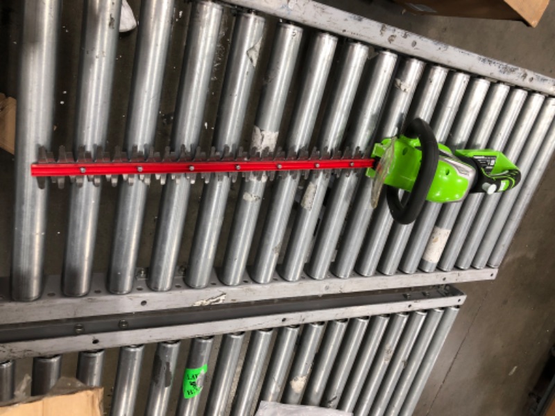 Photo 1 of Greenworks 40V 24" Cordless Hedge Trimmer, Tool Only
