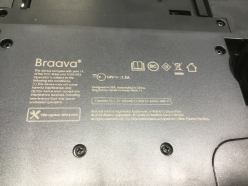 Photo 4 of iRobot Braava jet m6 (6012) Ultimate Robot Mop- Wi-Fi Connected, Precision Jet Spray, Smart Mapping, Works with Alexa, Ideal for Multiple Rooms, Recharges and Resumes, Black
