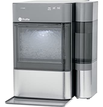 Photo 1 of **HAS LEAKAGE**
GE Profile Opal 2.0 | Countertop Nugget Ice Maker with Side Tank | Ice Machine with WiFi Connectivity | Smart Home Kitchen Essentials | Stainless Steel
