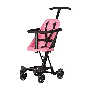 Photo 1 of Dream On Me, Coast Stroller Rider, Lightweight, One hand easy fold, Travel Ready, Sturdy, Adjustable Handles, Soft-Ride Wheels, Easy to push, Pink
