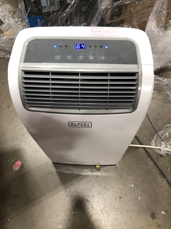 Photo 3 of BLACK+DECKER BPACT10WT AC with Remote Control Portable Air Conditioner, 10,000 BTU, White
