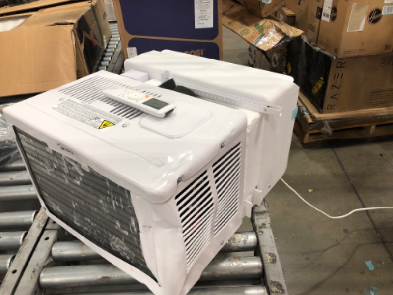 Photo 4 of **PARTS ONLY**
Midea 8,000 BTU U-Shaped Inverter Window Air Conditioner WiFi, 9X Quieter, Over 35% Energy Savings ENERGY STAR MOST EFFICIENT