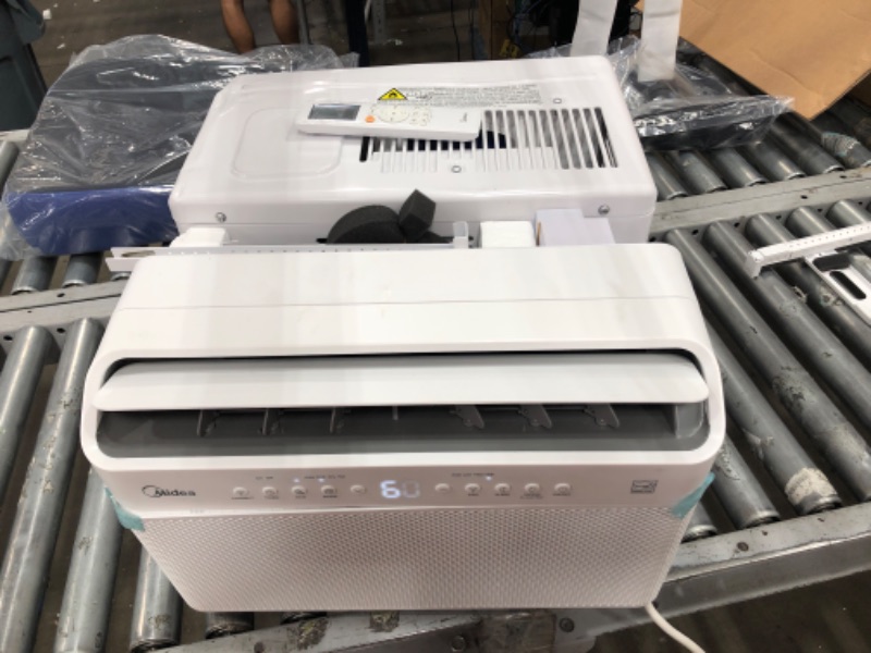 Photo 2 of **PARTS ONLY**
Midea 8,000 BTU U-Shaped Inverter Window Air Conditioner WiFi, 9X Quieter, Over 35% Energy Savings ENERGY STAR MOST EFFICIENT