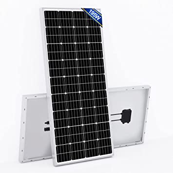 Photo 1 of ECO-WORTHY 195W Monocrystalline Solar Panel for 12V Battery Charging RV Car Yacht Boat
