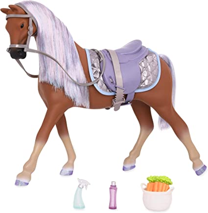 Photo 1 of Glitter Girls by Battat – Celestial 14" Morgan Horse - 14 inch Doll Accessories and Clothes for Girls Age 3 and Up – Children’s Toys , Brown
