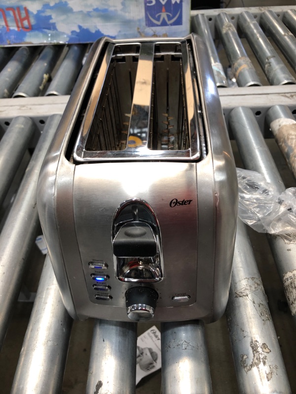 Photo 1 of **USED Oster TSSTTR6330-NP 2 Extra Long Slice Toaster Stainless Steel (2462281)
