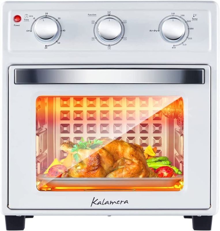 Photo 1 of Kalamera Convection Toaster Ovens, 20 Qt Counter-top Air Fryer Toaster Oven Combo, 6-in-1 Mini Air Fryer w/ Auto Shut-Off, 1500W
