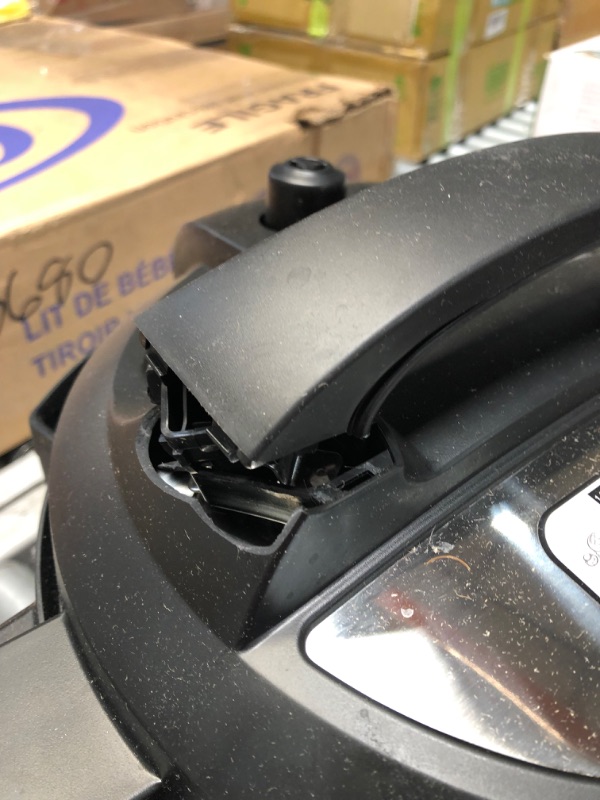 Photo 5 of (DAMAGE, DOES NOT FUNCTION)Instant Pot 8 qt 11-in-1 Air Fryer Duo Crisp + Electric Pressure Cooker
**HANDLE BROKEN, DENTS, POWERS ON, NOT FUNCTIONAL**