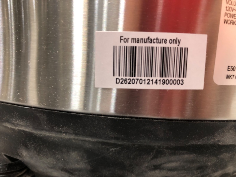 Photo 8 of (DAMAGE, DOES NOT FUNCTION)Instant Pot 8 qt 11-in-1 Air Fryer Duo Crisp + Electric Pressure Cooker
**HANDLE BROKEN, DENTS, POWERS ON, NOT FUNCTIONAL**