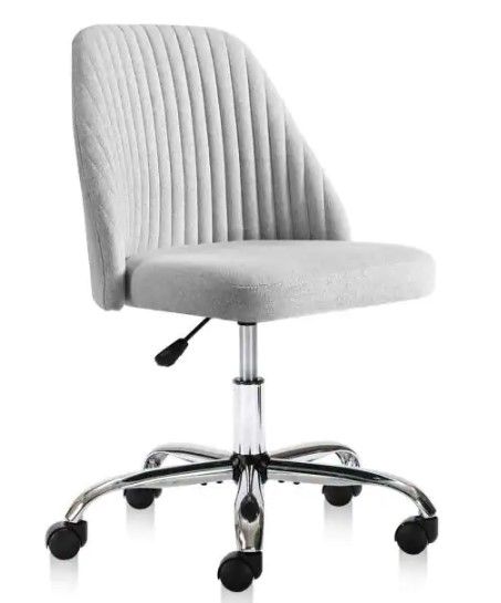 Photo 1 of SMUGDESK
(Brand Rating: 3.8/5)
Gray Home Office Modern Twill Fabric Mid-Back Task Chair