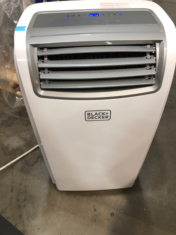 Photo 6 of BLACK+DECKER 14,000 BTU Portable Air Conditioner with Heat and Remote Control, White
