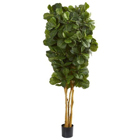 Photo 1 of 7' Fiddle Leaf Fig Artificial Tree, One Size , Green
