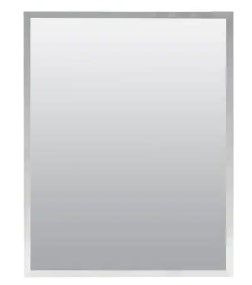 Photo 1 of 16 in. W x 20 in. H X 4 in. D Recessed or Surface Mount Frameless Beveled Bathroom Medicine Cabinet