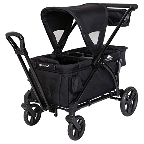 Photo 1 of Baby Trend Expedition 2-in-1 Stroller Wagon PLUS, Ultra Black
