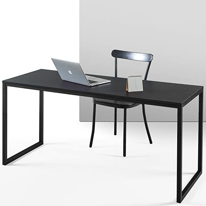 Photo 1 of ZINUS Jennifer 63 Inch Black Frame Desk / Computer Workstation / Office Desk / Easy Assembly, Deep Espresso
