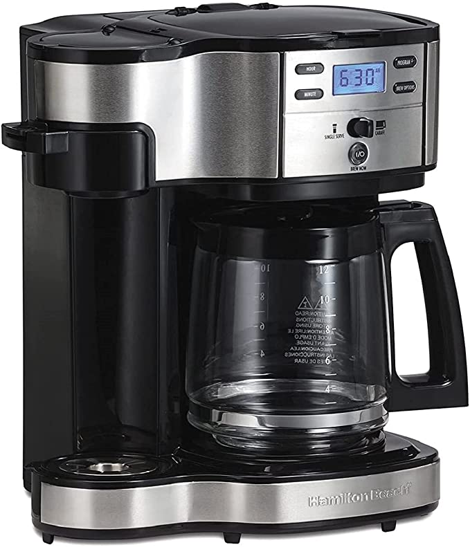 Photo 1 of **PARTS ONLY**
Hamilton Beach 2-Way Brewer Coffee Maker, Single-Serve and 12-Cup Pot, Black/Stainless Steel(49980A), Carafe
