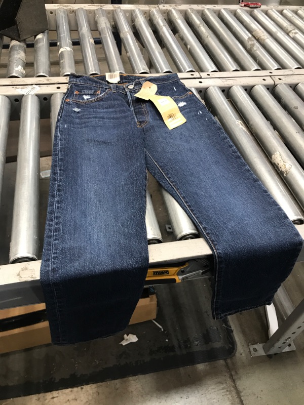 Photo 2 of SIZE 24X26-Levi's® Women's 501™ High-Rise Straight Cropped Jeans

