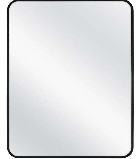 Photo 1 of 24" x 30" Rectangular Decorative Wall Mirror with Rounded Corners - Project 62™

