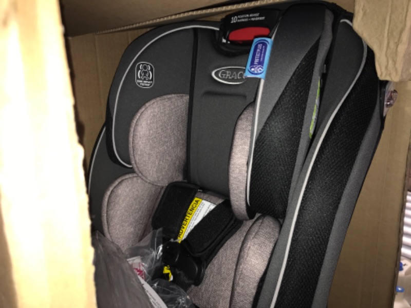 Photo 4 of Graco SlimFit 3 in 1 Car Seat -Slim & Comfy Design Saves Space in Your Back Seat, Darcie, One Size
