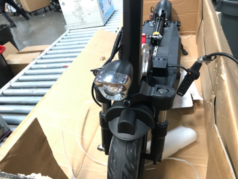 Photo 4 of EVERCROSS Electric Scooter, Electric Scooter for Adults with 800W Motor, Up to 28MPH & 25 Miles, Scooter for Adults with Dual Braking System, Folding Electric Scooter Offroad with 10'' Solid Tires
