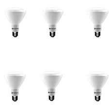 Photo 1 of EcoSmart 65-Watt Equivalent BR30 Dimmable ENERGY STAR LED Light Bulb Soft White (6-Pack)
