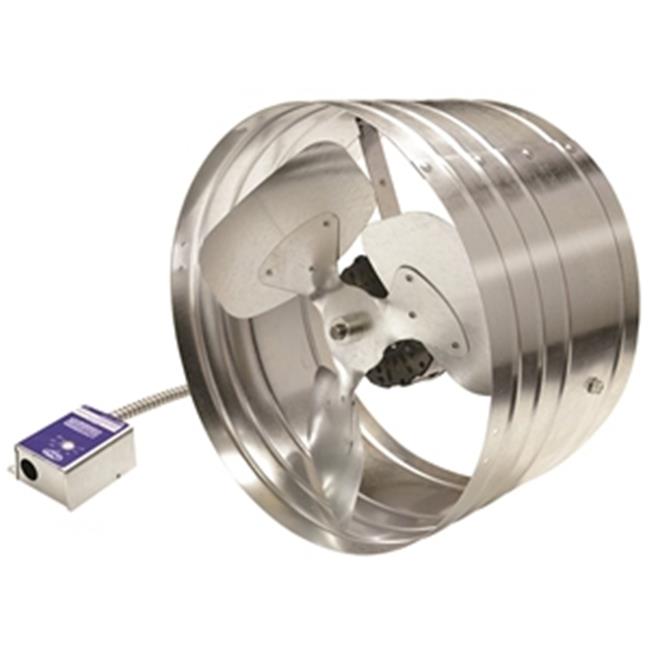 Photo 1 of 1450 CFM SIlver Electric Powered Gable Mount Electric Attic Fan
