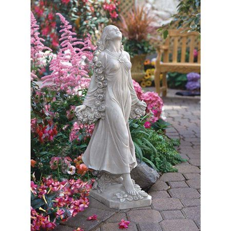 Photo 1 of 30.5 in. H Flora Divine Patroness of Gardens Statue
