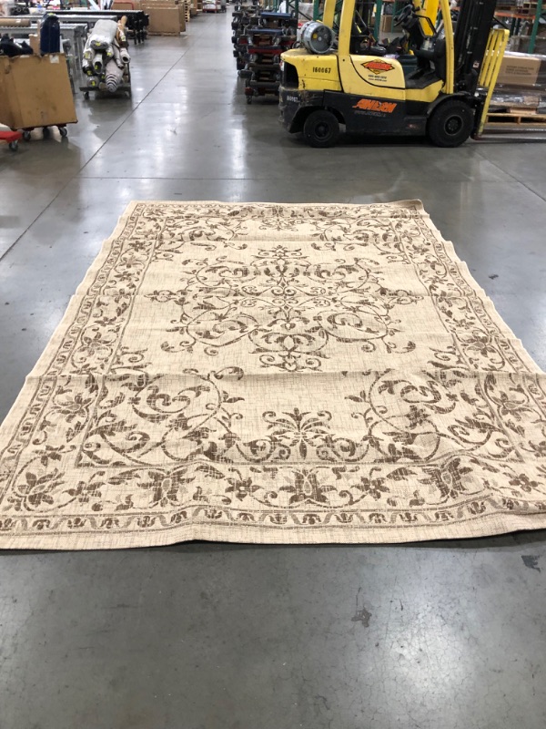 Photo 1 of 105 x 157" brown rug