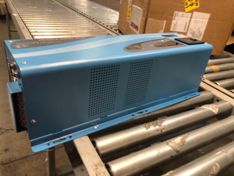 Photo 1 of SUNGOLDPOWER 4000W 12V Pure Sine Wave Power Inverter DC 12V Input to AC 120V Output Converter, Low Frequency Inverter Charger for Home, RV, Truck, Off-Grid Solar Wind Power Inverters, Blue
-