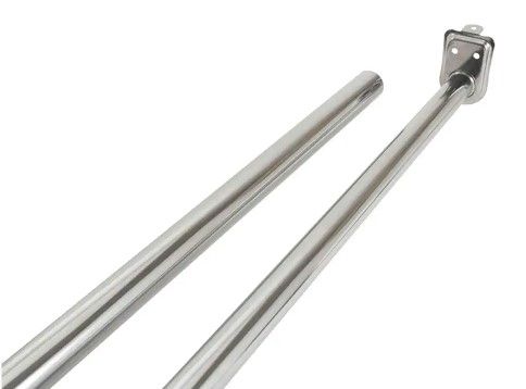 Photo 1 of 72 in. - 120 in. Adjustable Polished Chrome Closet Rod
