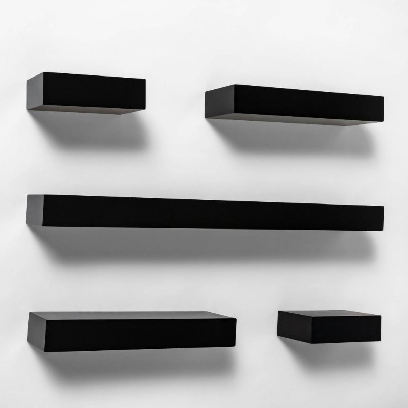 Photo 1 of (COSMETIC DAMAGES; MISSING HARDWARE) 5pc Modern Wall Shelf Set - Project 62™
