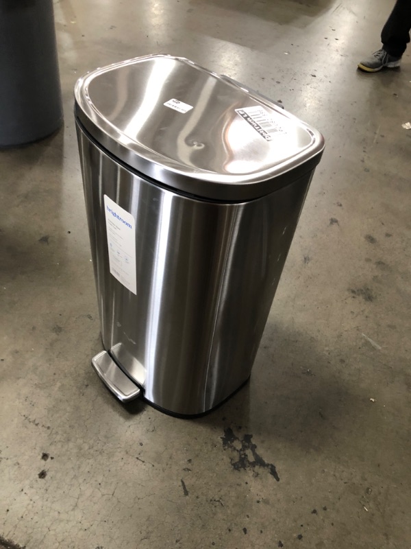 Photo 2 of (DENTED) 45L D Shape Step Trash Can - Brightroom™

